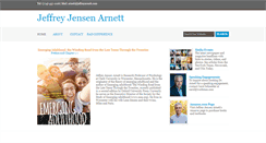 Desktop Screenshot of jeffreyarnett.com